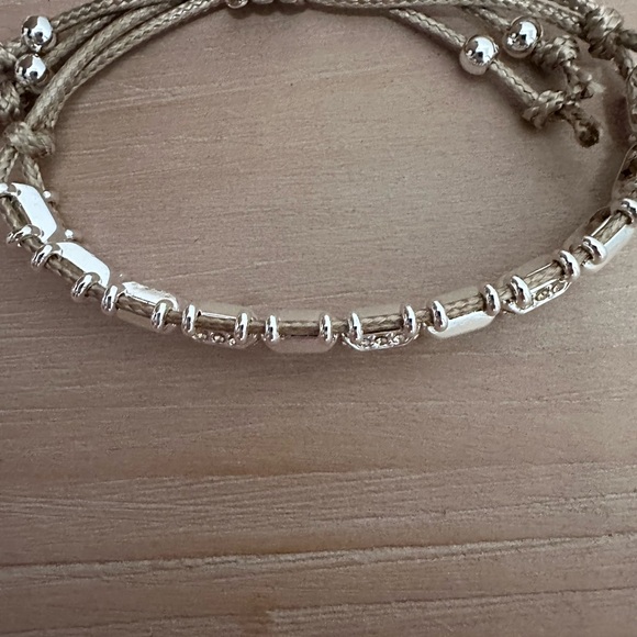 Bomb party Elegant Silver plated COMPASS Bracelet stack - Picture 5 of 8